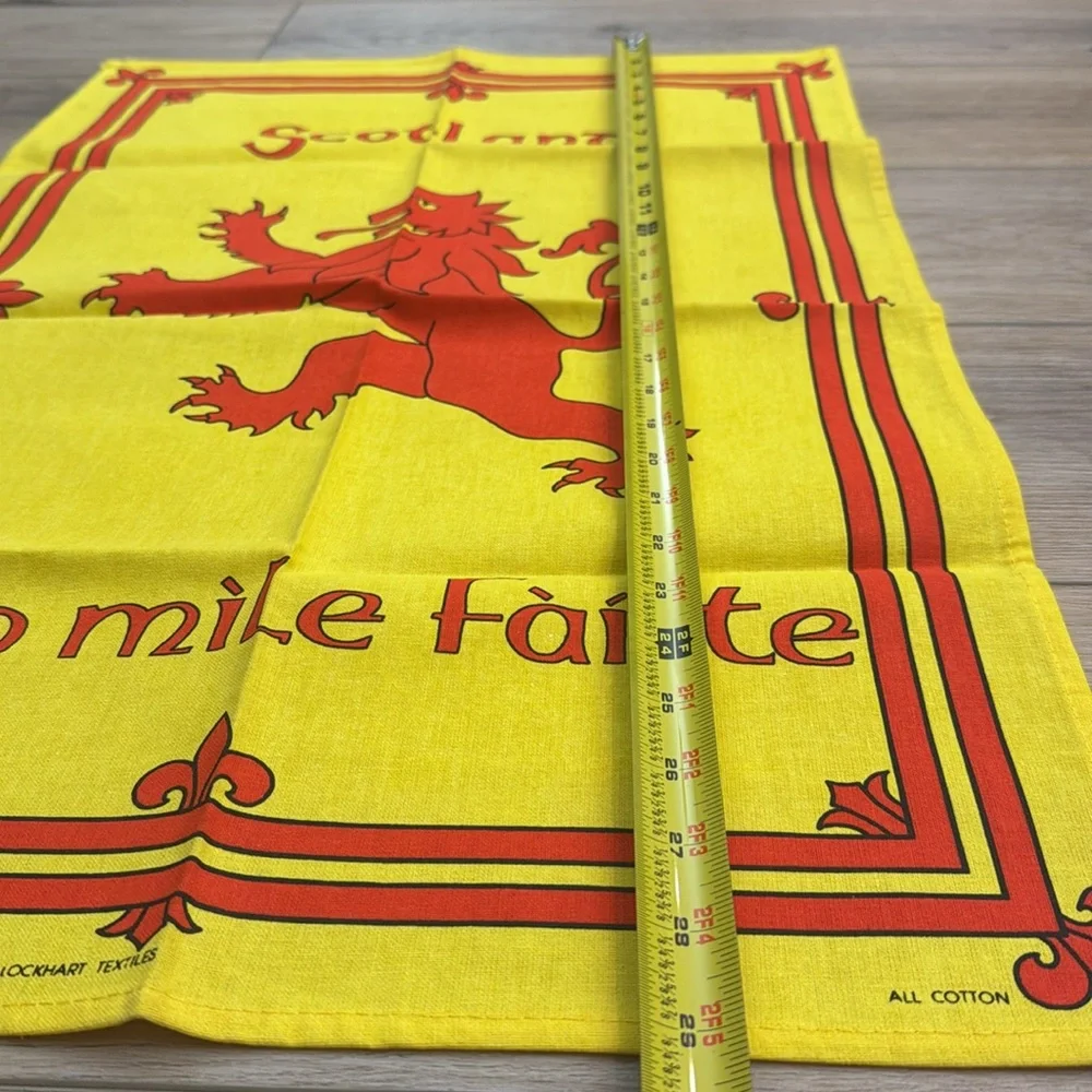 Vintage Scotland Banner Tea Towel‎
